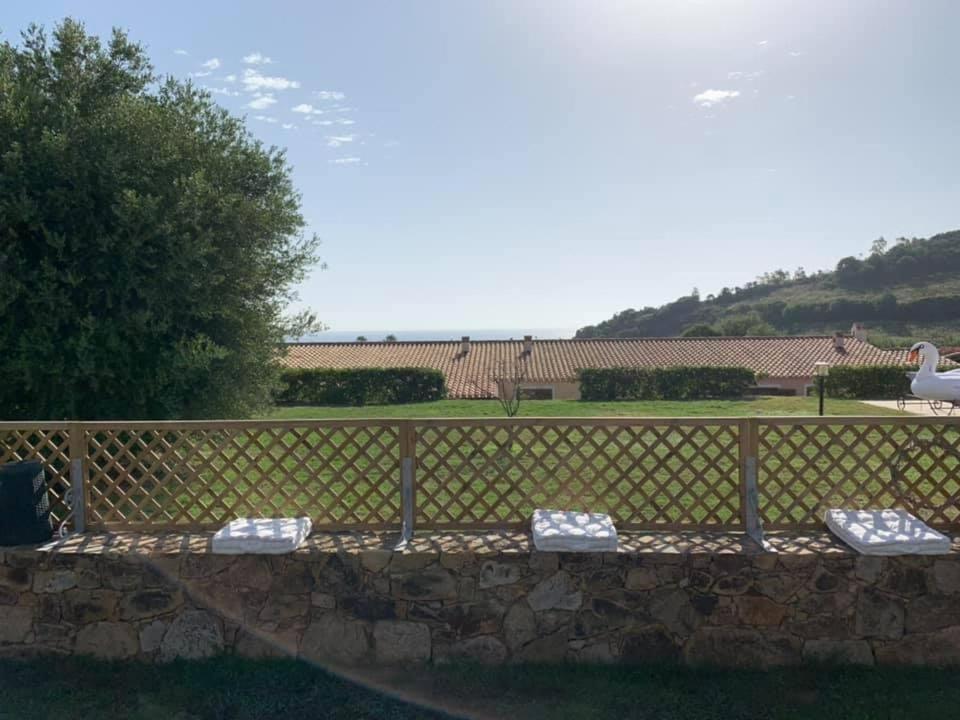 Casa vacanze con piscina vista mare Tertenìa Esterno foto
