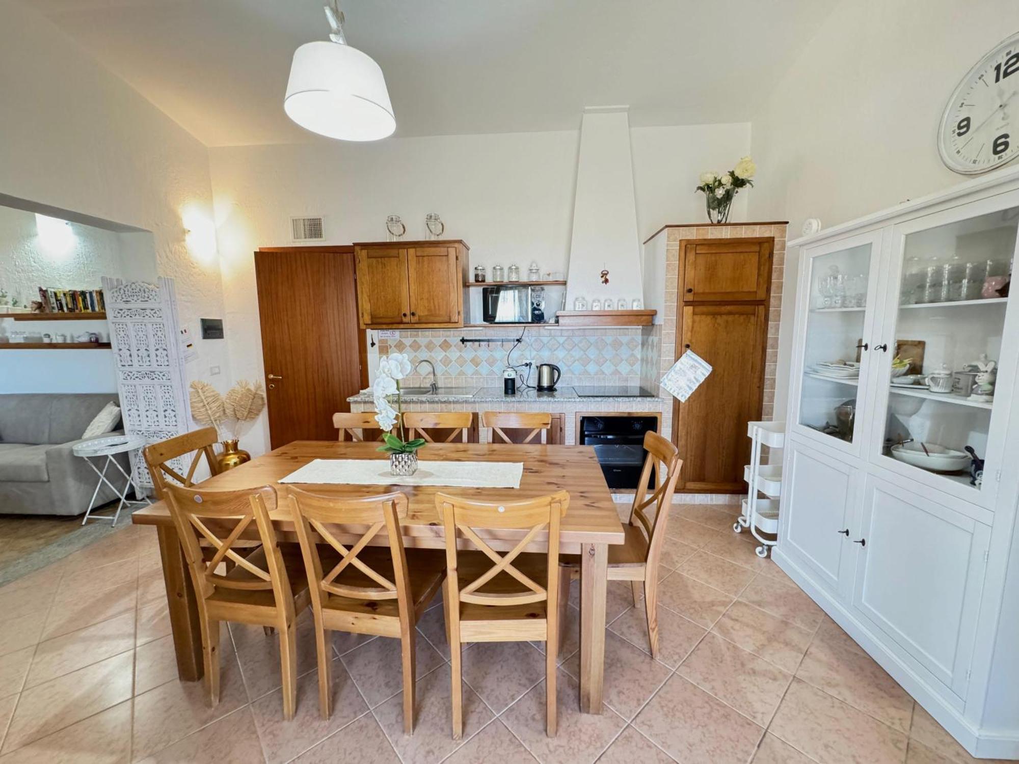 Casa vacanze con piscina vista mare Tertenìa Esterno foto