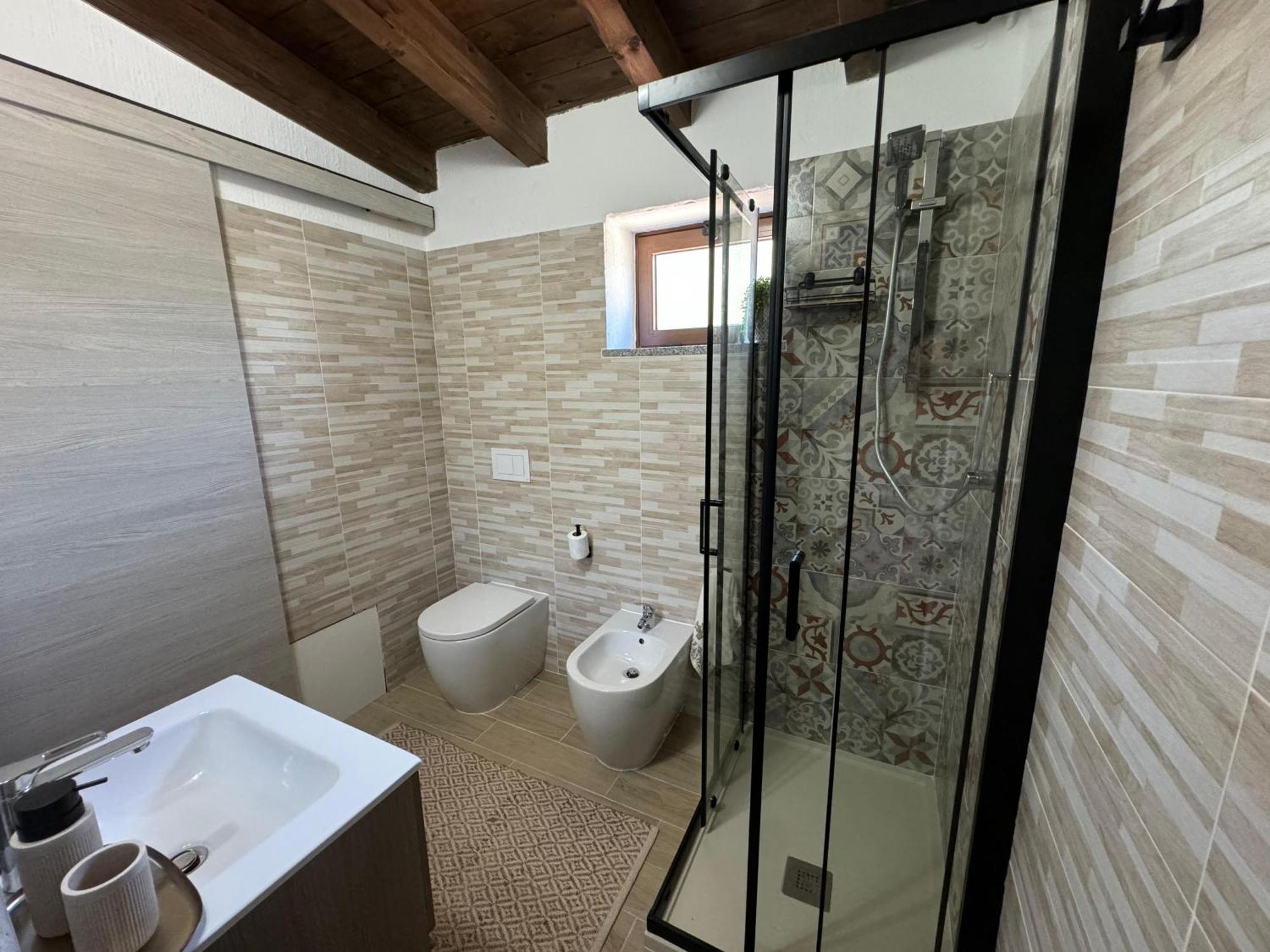 Casa vacanze con piscina vista mare Tertenìa Esterno foto