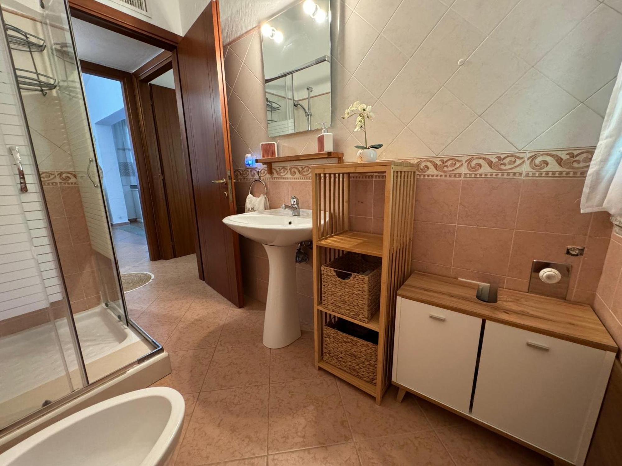 Casa vacanze con piscina vista mare Tertenìa Esterno foto