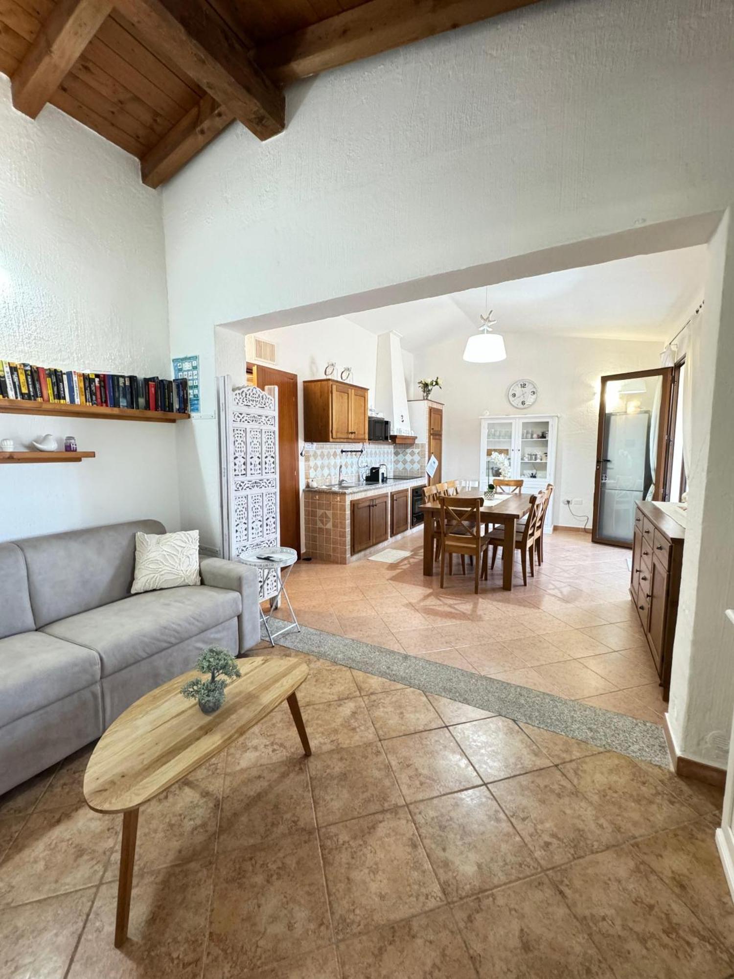 Casa vacanze con piscina vista mare Tertenìa Esterno foto