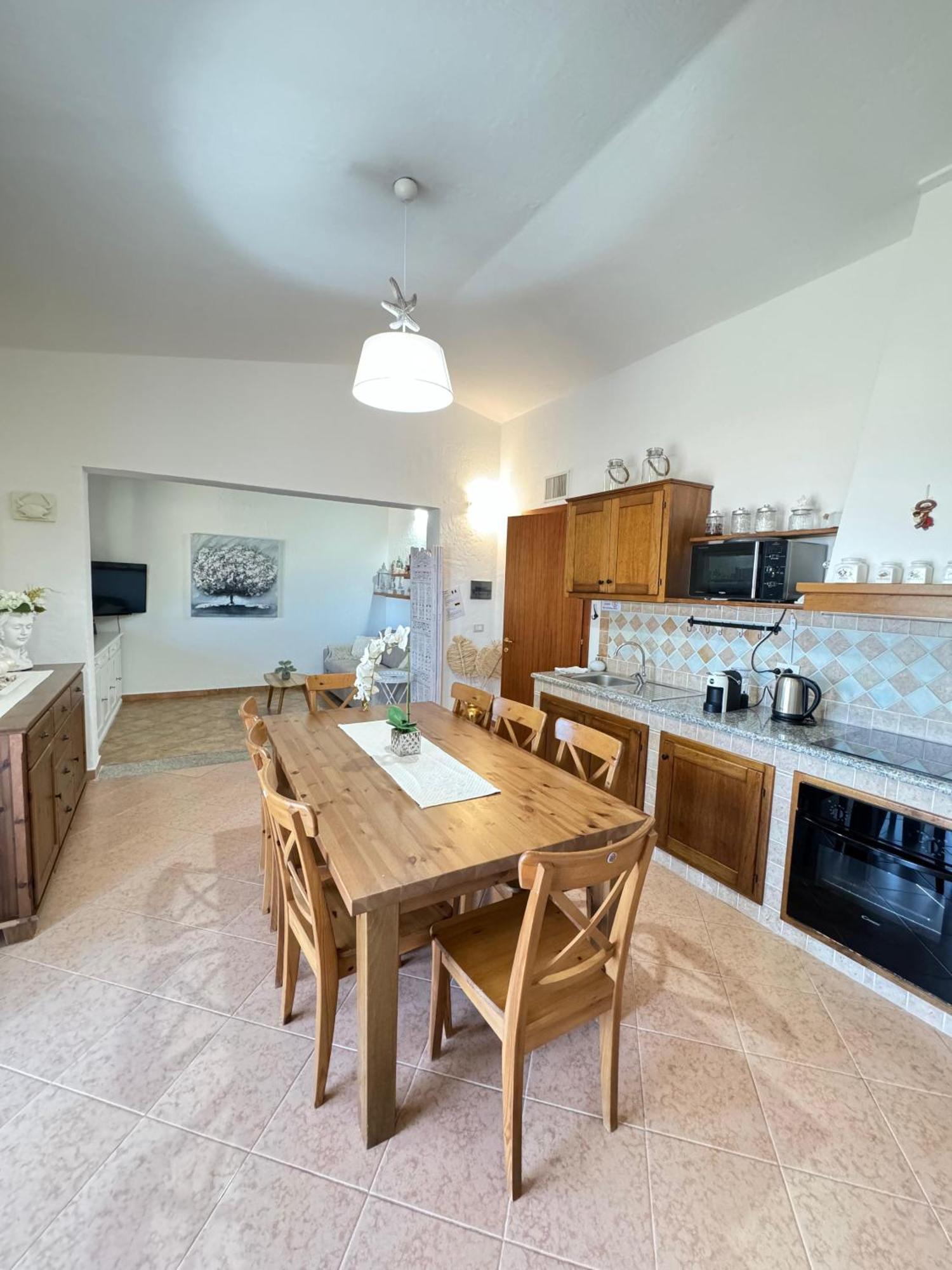 Casa vacanze con piscina vista mare Tertenìa Esterno foto
