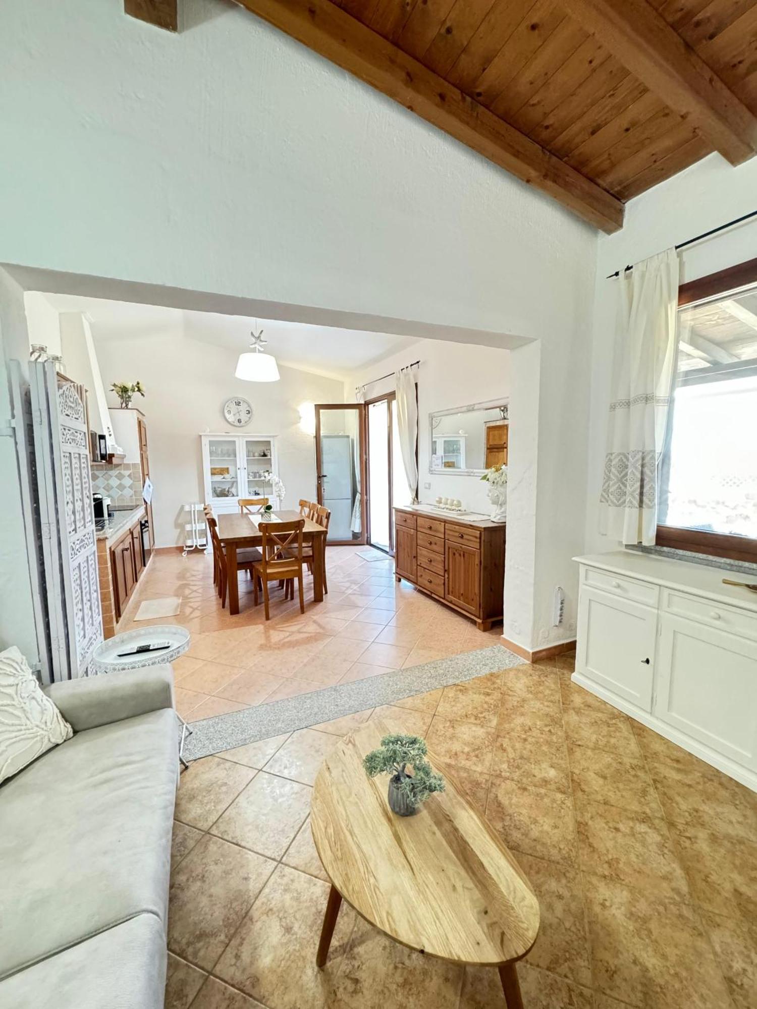 Casa vacanze con piscina vista mare Tertenìa Esterno foto