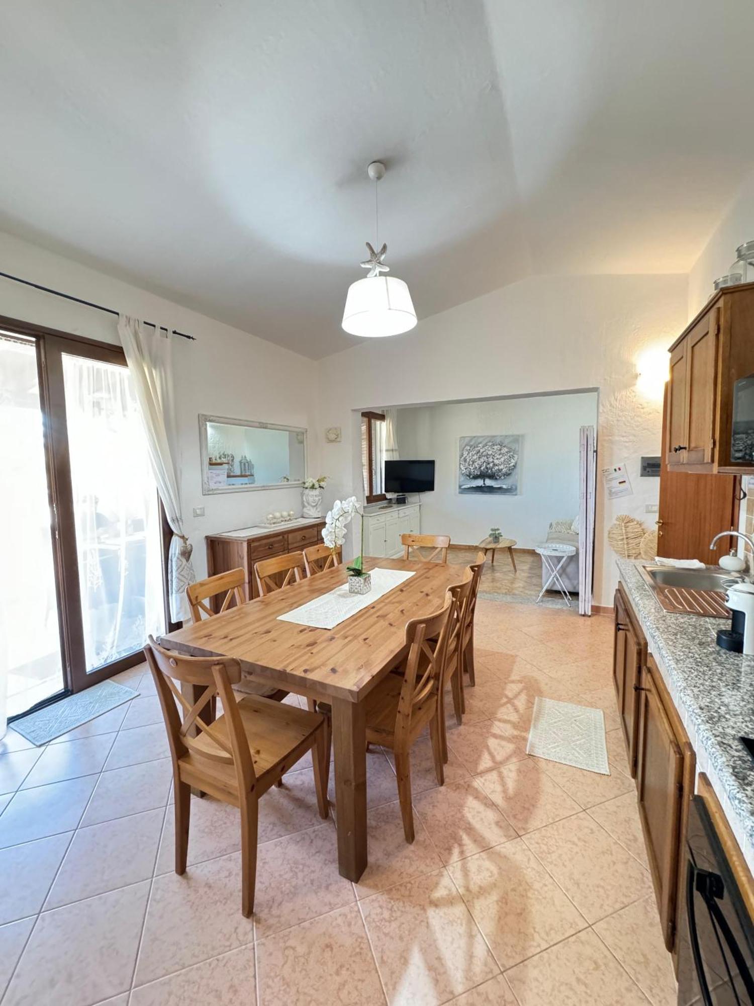 Casa vacanze con piscina vista mare Tertenìa Esterno foto